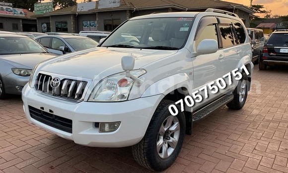 Nunua Ilio tumika Toyota Land Cruiser Prado Nyeupe Gari ndani ya Kampala nchini Uganda