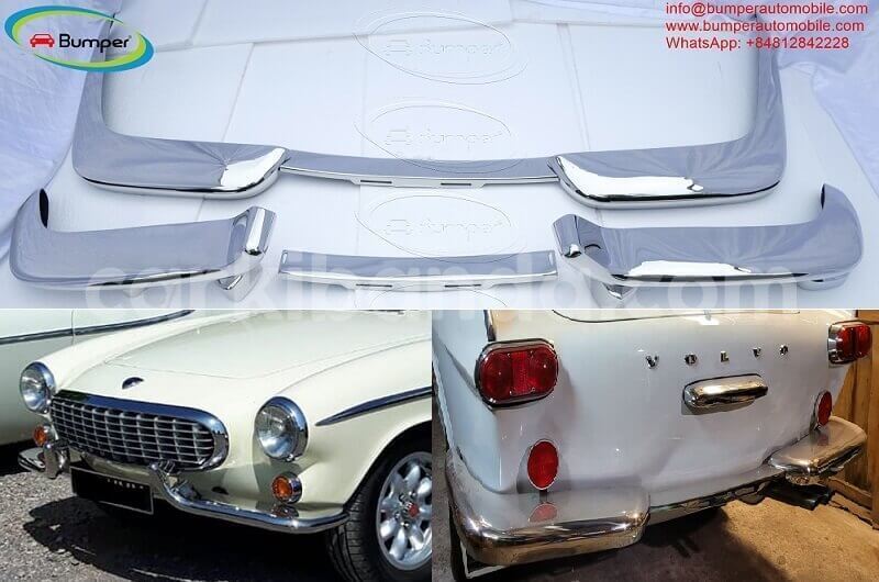 Big with watermark volvo p1800 jensen cow horn 1961 1963 bumpers 0