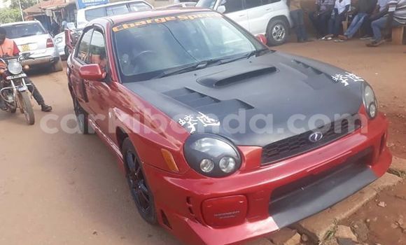 Gura Yakoze Subaru Impreza Red Imodoka i Kampala mu Uganda Gura Yakoze Subaru Impreza Red Imodoka i Kampala mu Uganda