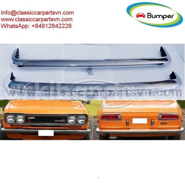 Big with watermark datsun 510 sedan bumper year 1970 1973 or datsun 1600 bumper 1967 1973 1