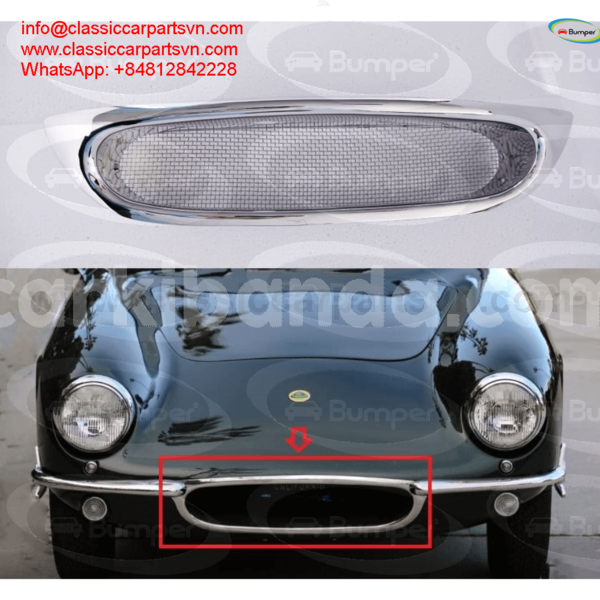 Big with watermark lotus elite s1 front grille and bumper 3