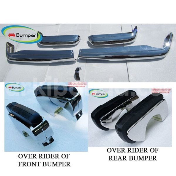 Big with watermark mercedes pagode w113 bumpers with over riders 1