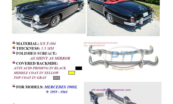 190SL Bumper for MBenz